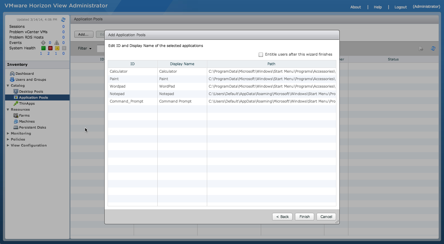 Deploy An Application Pool VMware Horizon 6 SmartGuide Application