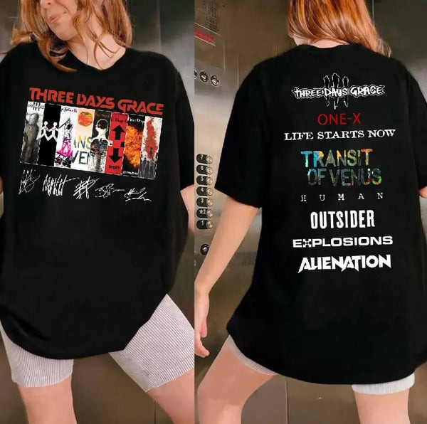 Three Days Grace 2-Sided T-Shirt