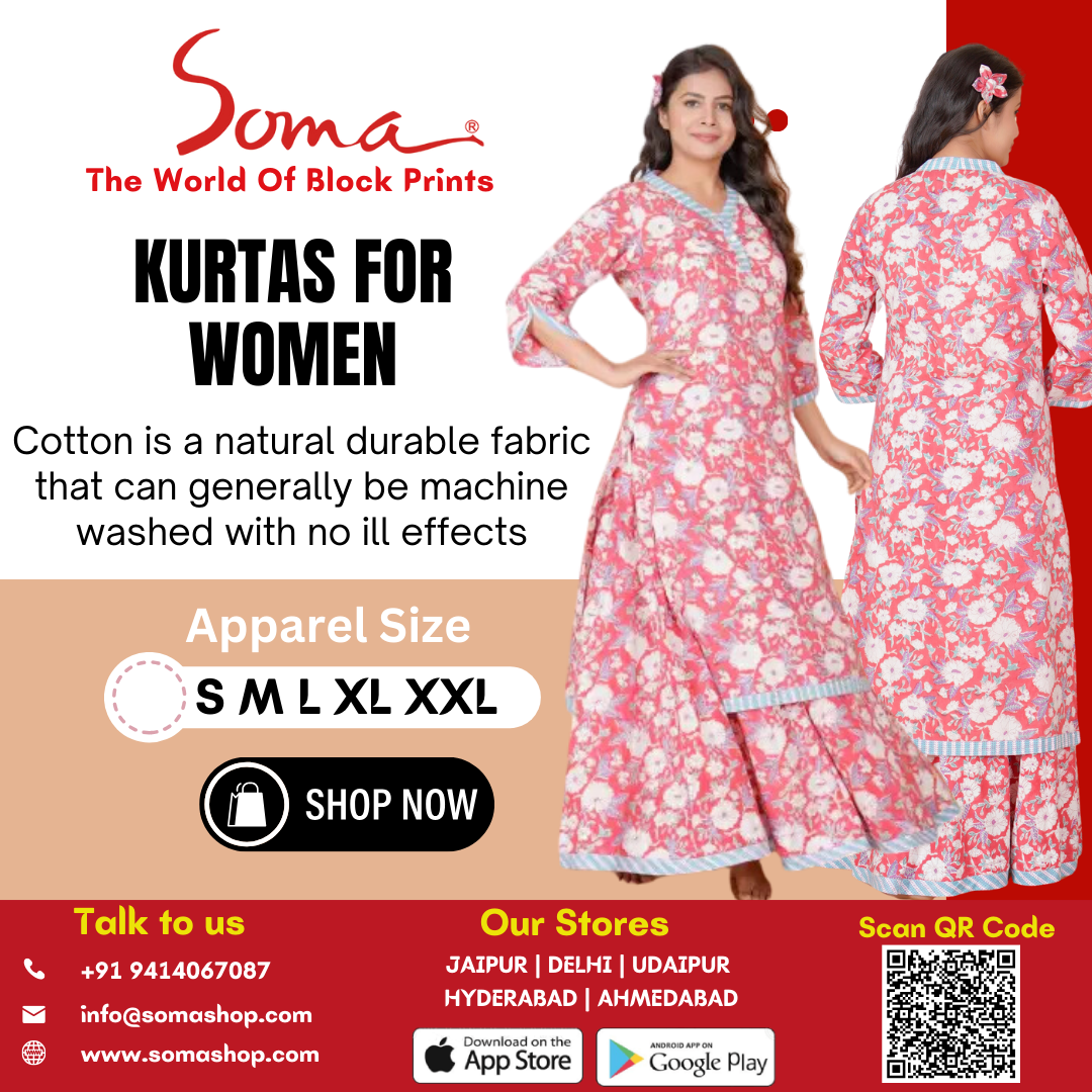 Hand Block Printed kurtas