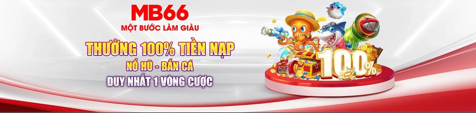 Có thể là hình ảnh về trò chơi điện tử và văn bản cho biết 'MB66 MỘT BƯỚC LÀM GIÀU THƯỞNG 100% TIỀN NẠP NỔ HỮ BẮN CÁ DUY NHẤT 1 VÒNG CƯỢC 100%'